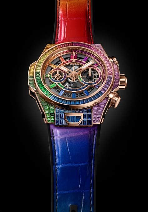 hublot rainbow sapphire price|hublot unico sapphire.